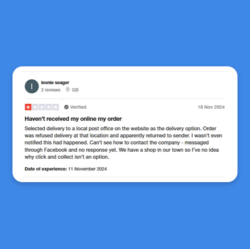 Comprar reseñas de 1 estrella en Trustpilot