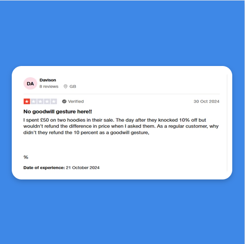 Comprar reseñas de 1 estrella en Trustpilot