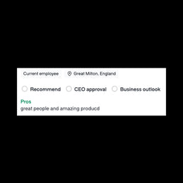 Comprar reseñas de 5 estrellas en Glassdoor