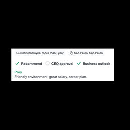 Comprar reseñas de 5 estrellas en Glassdoor