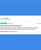 Trustpilot 5 Stars Reviews
