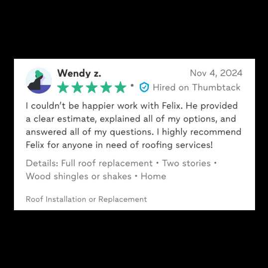 Comprar reseñas de 5 estrellas en Thumbtack