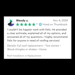 Comprar reseñas de 5 estrellas en Thumbtack