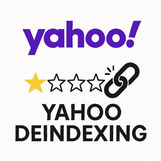 Yahoo Deindexing