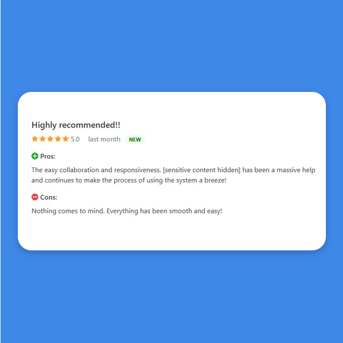Comprar reseñas de 5 estrellas en Capterra